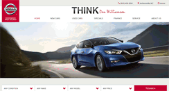 Desktop Screenshot of dwnissan.com
